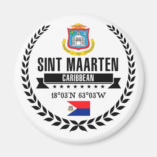 Sint Maarten Magnet (Vorne)