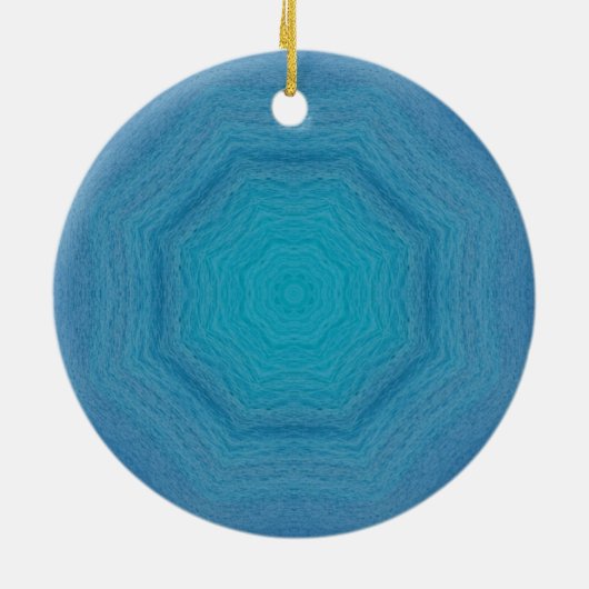 Sint Maarten Ocean Wirbel Keramik Ornament (Hinten)
