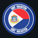 Sint Maarten RundEmblem Magnet<br><div class="desc">Sint Maarten RundEmblem</div>