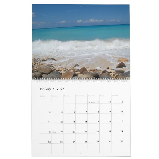 Sint Maarten - St. Martin 12 Monate Kalender (Jan 2026)