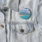 Sint Maarten - St. Martin Beach Scene Button (Beispiel)