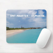 Sint Maarten - St. Martin Beach Scene Mousepad (Mit Mouse)