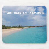 Sint Maarten - St. Martin Beach Scene Mousepad (Vorne)