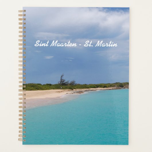 Sint Maarten - St. Martin Beach Scene Planer (Vorderseite)