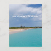 Sint Maarten - St. Martin Beach Scene Postkarte (Vorderseite)