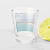 Sint Maarten - St. Martin Beach Scene Schnapsglas (Rückseite)