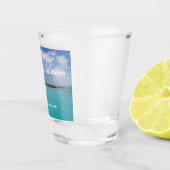 Sint Maarten - St. Martin Beach Scene Schnapsglas (Rechts)