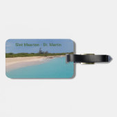Sint Maarten - St Martin Gepäckmarke Gepäckanhänger (Rückseite horizontal)