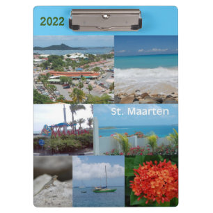 Sint Maarten - St. Martin Klemmbrett
