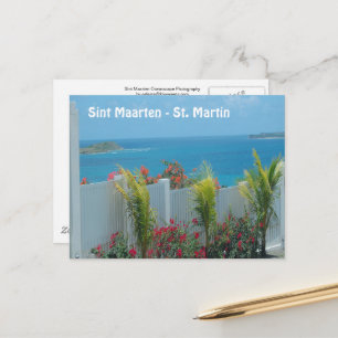 Sint Maarten - St. Martin Ocean Blue Seascape Post Postkarte