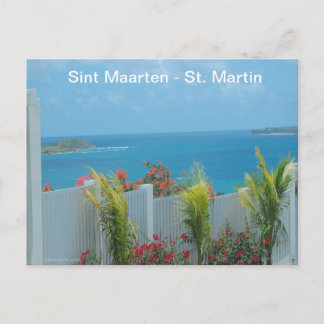 Sint Maarten - St. Martin Ocean Blue Seascape Postkarte