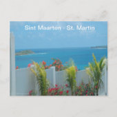 Sint Maarten - St. Martin Ocean Blue Seascape Postkarte (Vorderseite)