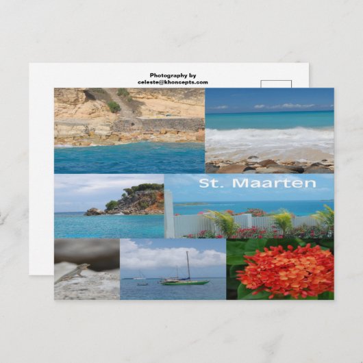 Sint Maarten - St. Martin Postcard Postkarte (Vorne/Hinten)