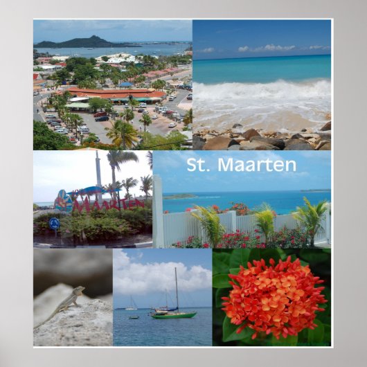 Sint Maarten-St. Martin Poster Print (Vorne)