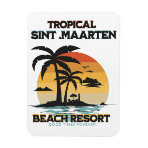 Sint Maarten Strand Resort Tropical Magnet