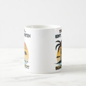 Sint Maarten Strand Resort Tropisch Kaffeetasse (Mittel)