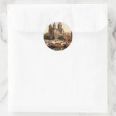 Sint Nicolaaskerk Amsterdam Runder Aufkleber (Tasche)