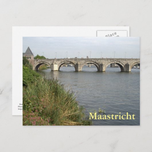 Sint Servaas Brücke, Maastricht Postkarte (Vorne/Hinten)