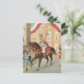Sinterklaas Dutch St. Nick Vintag St. Nicholas Postkarte (Stehend Vorderseite)