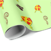 Sinterklaas inpakpapier geschenkpapier (Rolleneckpunkt)