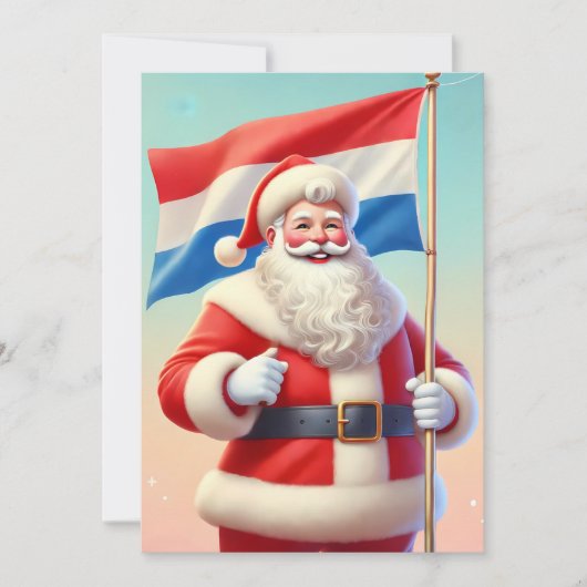 Sinterklaas mit Abzeichen der Niederlande (Vorderseite)