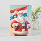 Sinterklaas mit Abzeichen der Niederlande (Stehend Vorderseite)