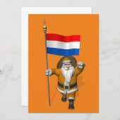 Sinterklaas mit Abzeichen der Niederlande (Vorne/Hinten)