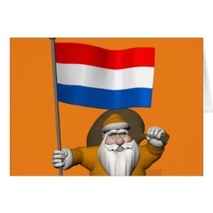 Sinterklaas mit Abzeichen der Niederlande
