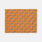Sinterklaas mit Abzeichen der Niederlande Fleecedecke (Vorderseite (Horizontal))
