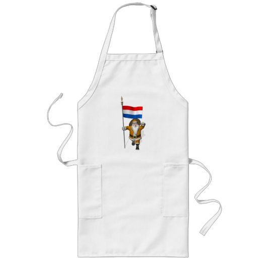 Sinterklaas mit Abzeichen der Niederlande Lange Schürze (Vorne)