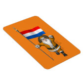 Sinterklaas mit Abzeichen der Niederlande Magnet (Rechte Seite)