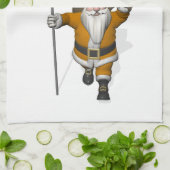 Sinterklaas mit Flagge der Niederlande Handtuch (Gefaltet)