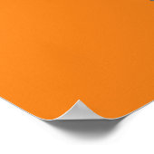 Sinterklaas mit Flagge der Niederlande Poster (Ecke)