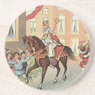 Sinterklaas Niederländischer St. Nick Vintage St. Getränkeuntersetzer