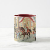 Sinterklaas niederländisches St.-Nick Vintager Tasse (Zentrum)