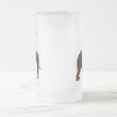 Sinterklaas op een olifant mattglas bierglas (Mittel)