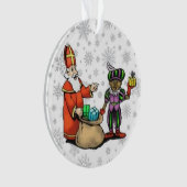 Sinterklaas & Piet Ornament (Vorderseite)