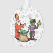 Sinterklaas & Piet Ornament (Vorderseite)