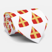 Sinterklaas stropdas met mijters krawatte (Gerollt)