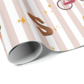 Sinterklaas- und Piet-Wrap-Papier Geschenkpapier (Rolleneckpunkt)