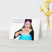 Sinti und Roma Birthday Karte (Gelbe Blume)