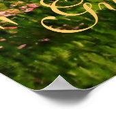 "Sinti und Roma Blassom" Irish Vanner Stallion Pfe Poster (Ecke)