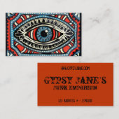 Sinti und Roma-Blau Visitenkarte (Vorne/Hinten)