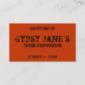 Sinti und Roma-Blau Visitenkarte (Rückseite)