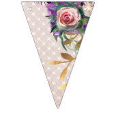 Sinti und Roma, boho Art, mehrfache Farben und Wimpelkette (Dritte Fahne)