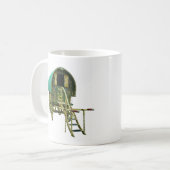Sinti und Roma Bowtop Caravan Kaffee Tasse (Vorderseite Links)
