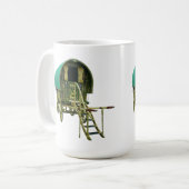 Sinti und Roma Bowtop Caravan Kaffee Tasse (Vorderseite Links)