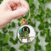 Sinti und Roma Bowtop Caravan Schlüsselanhänger (Hand)