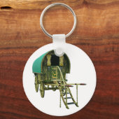 Sinti und Roma Bowtop Caravan Schlüsselanhänger (Vorderseite)