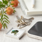 Sinti und Roma Bowtop Caravan Schlüsselanhänger (Seite)